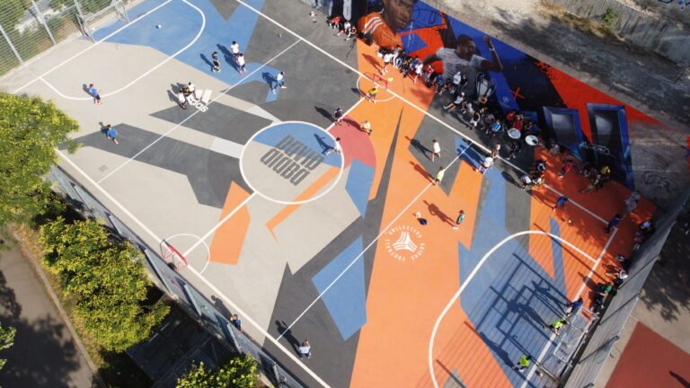Der David Alaba Court im Arenbergpark, 1030 Wien.