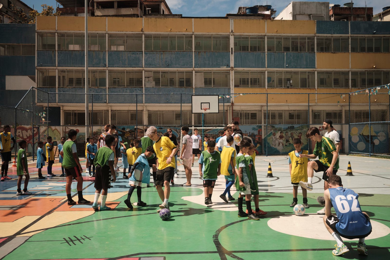 Workshop mit einer Schule in Vidigal