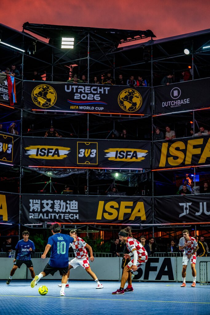 Drei Tage World Cup am Jaarbeursplein in Utrecht.