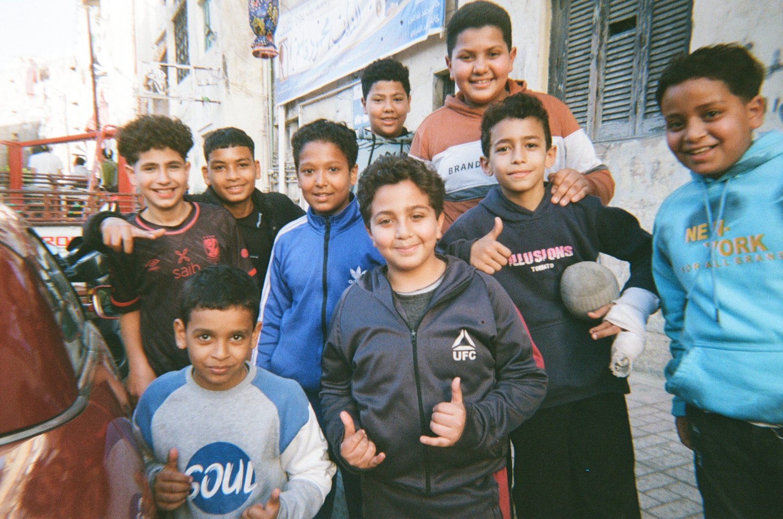 Gemeinsames Training mit Kindern in Alexandria