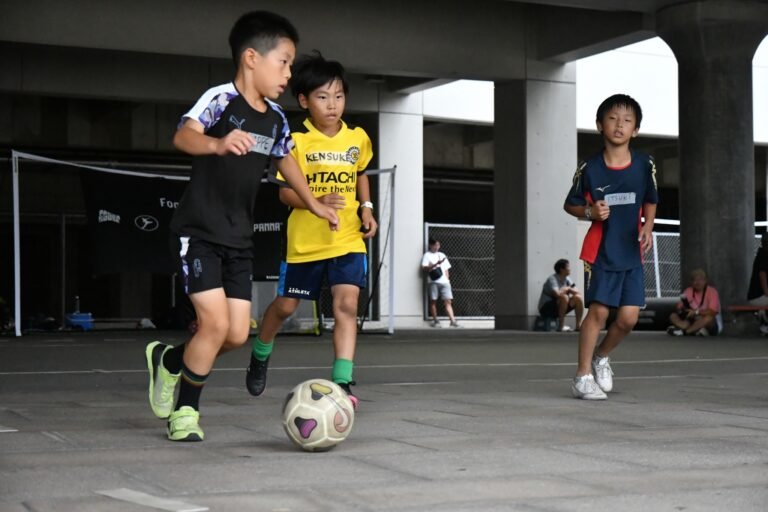 Workshop mit Kindern in Saitama.