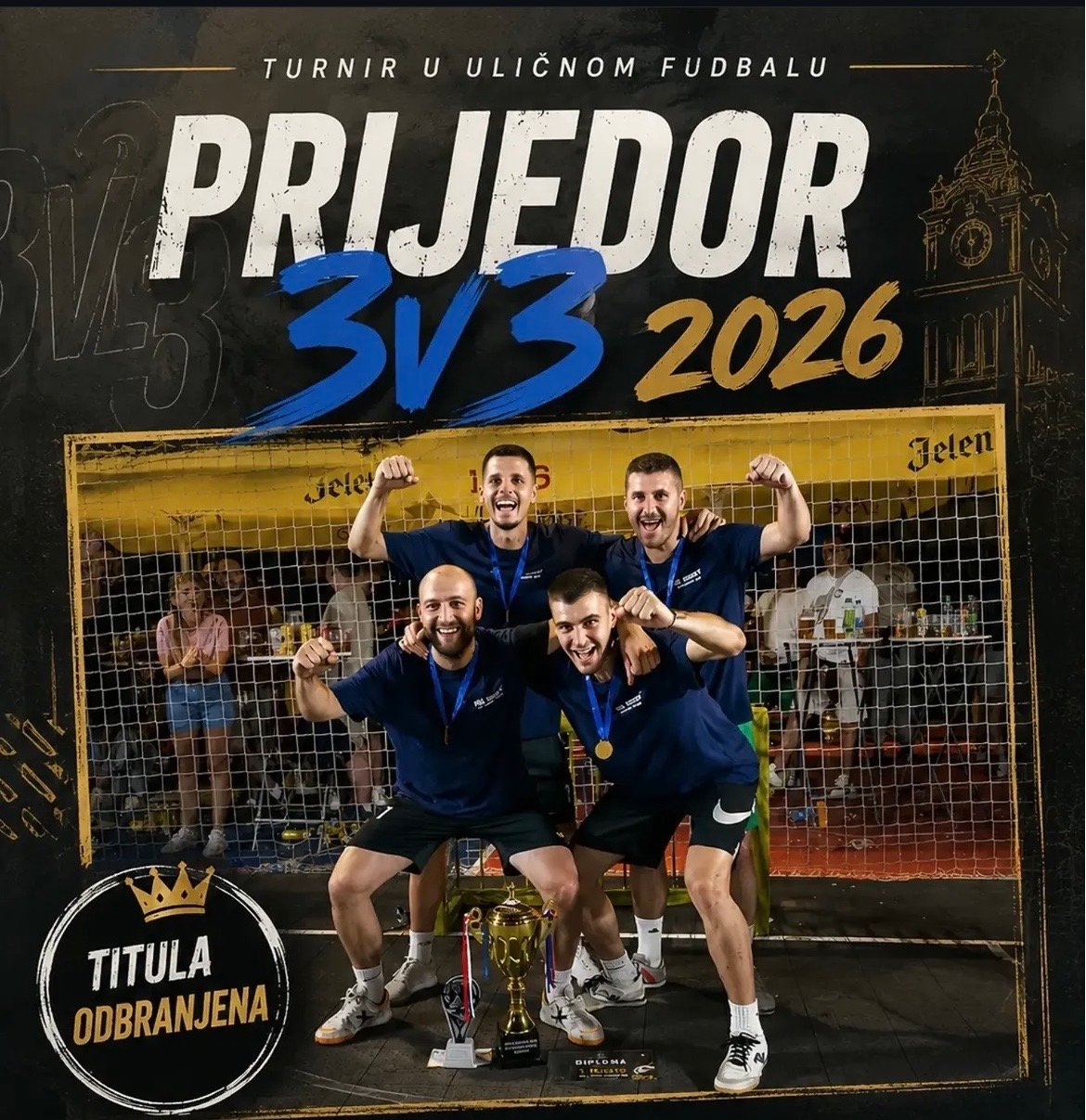 AS Mont Ljubljana und Joga Streetkings nach einem starken Turnier in Prijedor